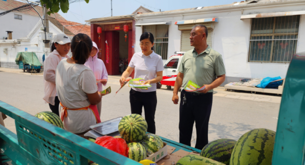 博泰配资 安居街道西正桥村开展防暑降温安全生产科普宣传活动