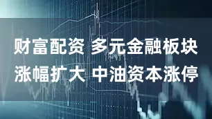 财富配资 多元金融板块涨幅扩大 中油资本涨停